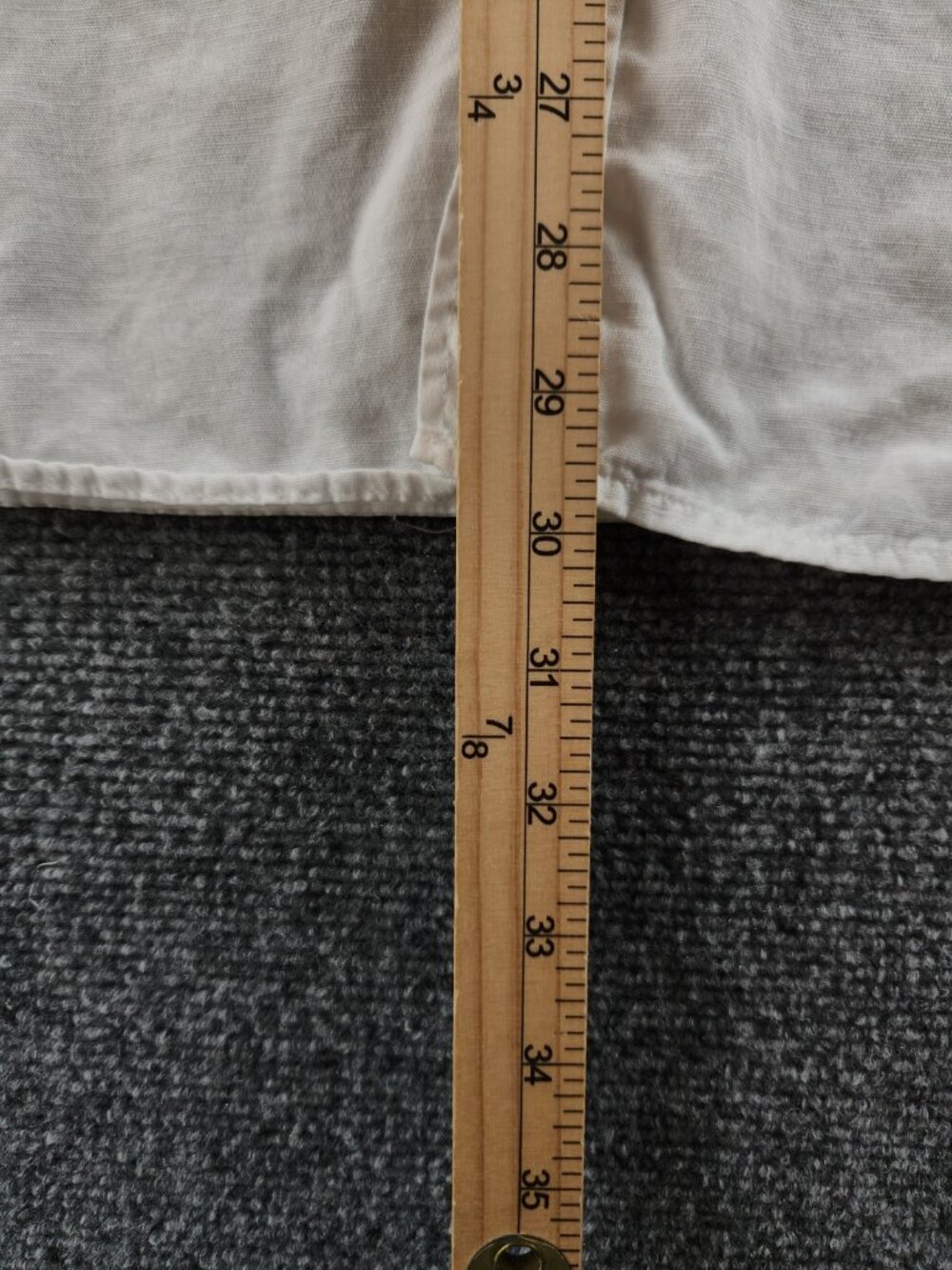 Armani Lightweight Linen Cotton Button-Down Large White Romania Solid Luxury - Picture 10 of 16